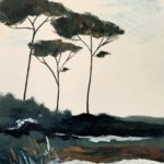 Au bout du Chemin - 92 x 73 cm