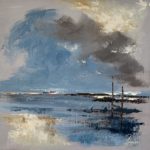 Dans la Lagune - 50 x 50 cm