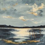 Dernier reflet. - 20 x 20 cm