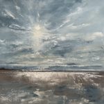 Douce Bleue - 80 x 80 cm