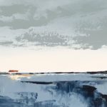 Horizon sur le Marais - 120 x 40 cm