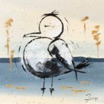 La Mouette I - 40 x 40 cm