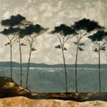 Plage de Gatseau - 80 x 80 cm