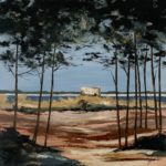 Plage du Paradis - 80 x 80 cm