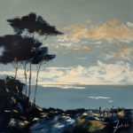 Retour d'une Baignade - 80 x 80 cm