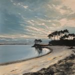 Un soir à Gatseau - 70 x 70 cm