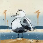 La Mouette - 30 x 30 cm
