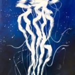 Danse de la Méduse - Acrylique sur toile - 50 x 100 cm