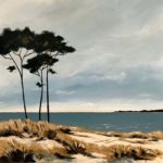 Les Gardiens du Rivage - Acrylique sur toile - 80 x 80 cm