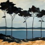 Murmures des Pins - Acrylique sur toile - 80 x 80 cm